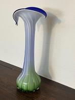 Gekleurde glazen vaas 1960's, Murano stijl, Ophalen