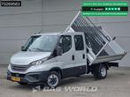 Iveco Daily 35C21 3 zijdige Kipper Dubbel Cabine 210PK 3.0L, Auto's, Bestelwagens en Lichte vracht, Stof, Euro 6, 4 cilinders
