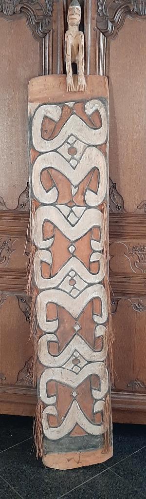 Bouclier en bois Asmat-Papua, Antiquités & Art, Art | Art non-occidental, Enlèvement