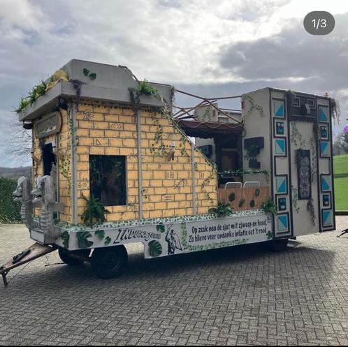 Carnavalswagen (TE HUUR) Indiana Jones, Hobby en Vrije tijd, Feestartikelen | Verhuur, Nieuw, Ophalen of Verzenden