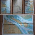 grandes cartes marines avec itinéraires de navigation (4), Utilisé, Enlèvement ou Envoi