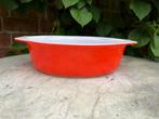 Vintage knalrode Pyrex ovenschaal 045 2 1/2 OT, Antiek en Kunst, Ophalen of Verzenden