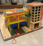 Vintage garage fisher price, Kinderen en Baby's, Speelgoed | Fisher-Price, Ophalen, Gebruikt, Auto of Voertuig, Met geluid