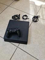 Ps4 Slim 1 TB met controller + kabels, Ophalen of Verzenden, Zo goed als nieuw