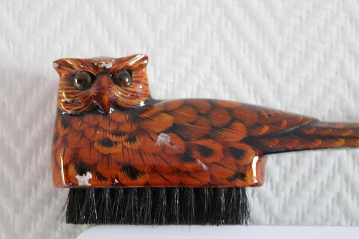 UIL vintage schoenlepel & kledingborstel., Antiek en Kunst, Curiosa en Brocante, Ophalen of Verzenden