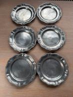 6 sous verres étain, Enlèvement ou Envoi, Comme neuf