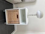Nachttafel + nachtlamp, Huis en Inrichting, Slaapkamer | Nachtkastjes, Ophalen, Minder dan 45 cm, 55 tot 70 cm, Zo goed als nieuw
