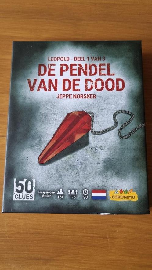 50 Clues Leopold Escape room thriller, Hobby en Vrije tijd, Gezelschapsspellen | Kaartspellen, Zo goed als nieuw, Een of twee spelers