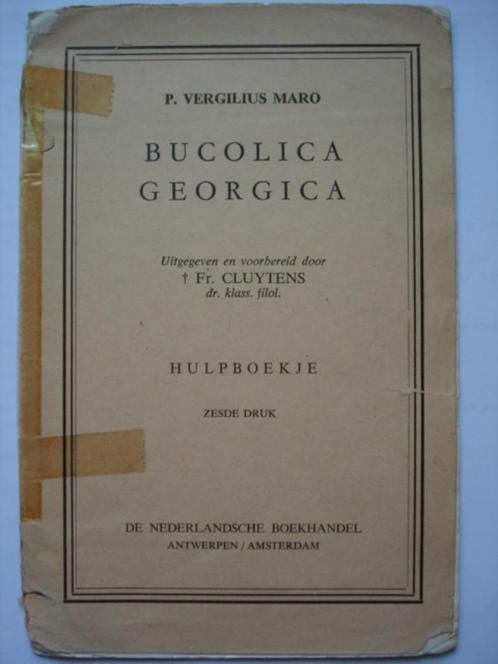 17. P. Vergilius Maro. Bucolica Georgica. Hulpboekje. 1979, Livres, Livres scolaires, Utilisé, Latin, Secondaire, Envoi