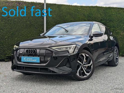 Audi e-tron ! verkocht ! e-tron - 2x s-line + black style -, Auto's, Audi, Bedrijf, Te koop, e-tron, 4x4, Achteruitrijcamera, Adaptive Cruise Control