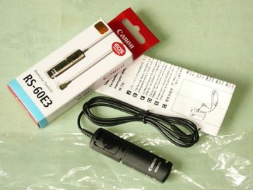 Télécommande à câble Canon RS-60E3 100% Neuf, Ophalen, Nieuw, Canon