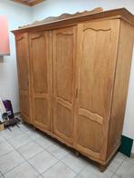 Houten kledingkast, Ophalen, Gebruikt, 150 tot 200 cm, Eikenhout