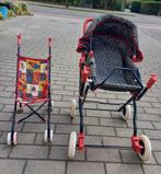 2 speelgoedbuggy's, Kinderen en Baby's, Speelgoed | Poppen, Ophalen, Gebruikt, Overige typen