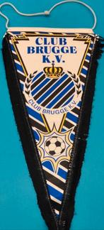 Club Brugge 1982 prachtige vintage vlag voetbal  zeldzaam, Comme neuf, Enlèvement ou Envoi