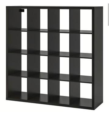 Kallax Ikea 4x4 foncé, Enlèvement, Utilisé
