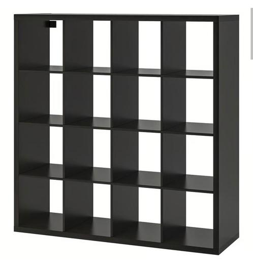 Kallax Ikea 4x4 dark, Huis en Inrichting, Kasten | Wandmeubels, Gebruikt, Ophalen