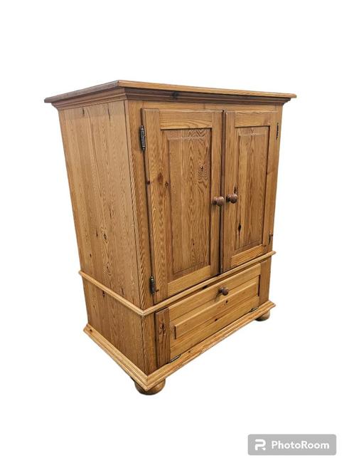 Meuble TV Pine 122x100x58, Maison & Meubles, Armoires | Mobilier de télévision, Utilisé, Pin, Enlèvement ou Envoi