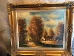 Oud schilderij – klassiek werk in houten lijst, Ophalen