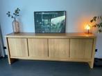 Massief eiken dressoir 245cm, Huis en Inrichting, Kasten | Dressoirs, Ophalen, Eikenhout, 200 cm of meer, 25 tot 50 cm