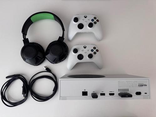 X Box S 512GB + 1TB extra geheugen + 2 control + HEADSET JBL, Games en Spelcomputers, Spelcomputers | Xbox Series X en S, Zo goed als nieuw