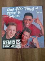 Benny B – Vous êtes Fous ! (Remixes) – Maxi 45T Vinyle, Ophalen of Verzenden, 1985 tot 2000, Gebruikt