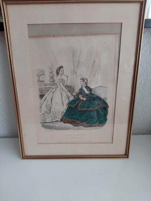 Modekader la mode illustrée, Antiek en Kunst, Curiosa en Brocante, Ophalen of Verzenden