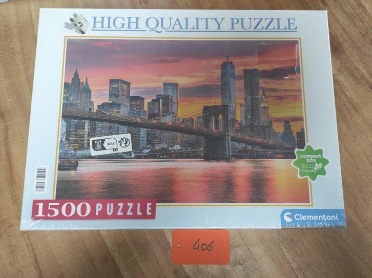 New york 1500 stukken nieuw, Hobby en Vrije tijd, Denksport en Puzzels, Nieuw, Legpuzzel, 500 t/m 1500 stukjes, Ophalen of Verzenden