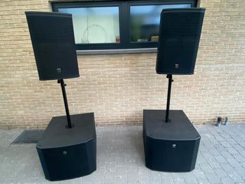 Set Thick Electro Voice. Basses Ev Etx 18, Peaks Ev Etx 15, Enlèvement, Subwoofer