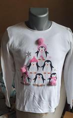 Pinguïns tshirt, Meisje, Ophalen of Verzenden, Zo goed als nieuw, Shirt of Longsleeve