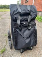 Boodschappen trolley, 40 tot 60 cm, 30 cm of meer, Zwart, Zo goed als nieuw
