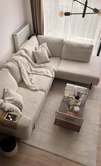 Beige hoeksalon / zetel 298x223cm