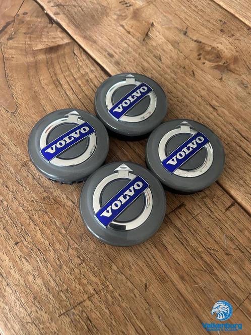 ORIGINELE Volvo naafkap naafdop set antraciet / grijs blauw, Auto diversen, Wieldoppen, Gebruikt, Verzenden