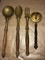 Koperen antieke bestek, Antiek en Kunst, Ophalen of Verzenden