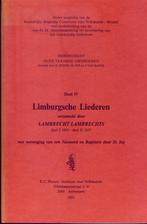 LAMBRECHTS - LIMBURGSCHE LIEDEREN Volkskunde, Boeken, Ophalen of Verzenden, Zo goed als nieuw, Genre of Stijl
