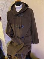 Vintage Loden Duffel coat., Kleding | Dames, Jassen | Winter, Maat 42/44 (L), Bruin, Zo goed als nieuw, Verzenden