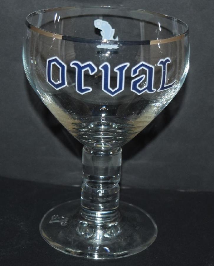 Orval / Dolfijn op voet en glas, Verzamelen, Biermerken, Zo goed als nieuw, Glas of Glazen, Verzenden