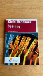De Schryver Johan - Klein handboek spelling, Boeken, Zo goed als nieuw, De Schryver Johan, Verzenden