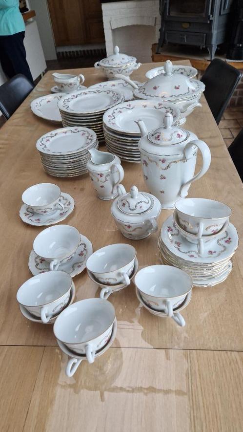 eet en koffieservice, Antiek en Kunst, Antiek | Servies compleet, Ophalen