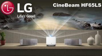 LG Projector HF65LS (met optioneel Elite projectiescherm) beschikbaar voor biedingen