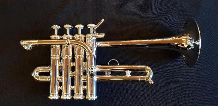 Piccolo Trompet (Bes & A stemming), Musique & Instruments, Instruments à vent | Trompettes, Neuf, Trompette piccolo, Avec valise