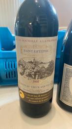 Saint estephe 2002, Collections, Vins, Comme neuf, Pleine, France, Enlèvement ou Envoi