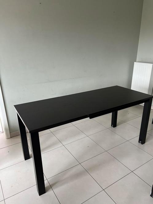 table de salon 4 places, extensible 6 places, Huis en Inrichting, Tafels | Salontafels, Gebruikt, 75 cm of meer, 50 tot 100 cm