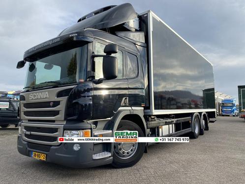 Scania P280 6x2/4 Sleepercab Euro6 - Koel-VriesBak 7.9m + Ca, Auto's, Vrachtwagens, Bedrijf, ABS, Climate control, Cruise Control