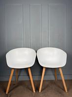10 HAY About A Chair AAC22 design stoelen, Hout, Wit, Ophalen of Verzenden, Zo goed als nieuw