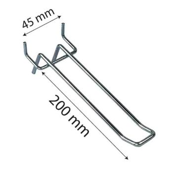Display haken 45 x 200 (120 stuks) beschikbaar voor biedingen