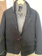 Massimo Dutti heren dubbel voering jas, Envoi, Comme neuf, Bleu