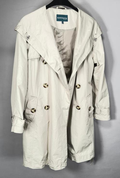 Regenjas van het merk SARANDI, Kleding | Dames, Jasjes, Kostuums en Pakken, Zo goed als nieuw, Maat 42/44 (L), Grijs, Ophalen of Verzenden