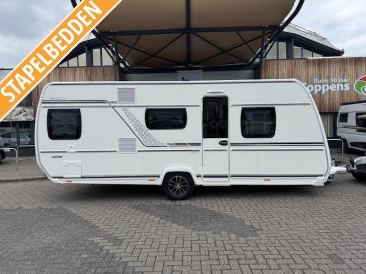 Fendt Bianco Activ 560 SKM 2025 MEGA KORTING!, Caravans en Kamperen, Caravans, tot en met 5, 1250 - 1500 kg, Rondzit, Fendt, Vast bed