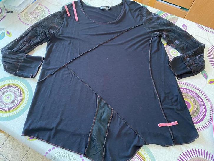 Blouse - tuniek Definitive Paris - Hannibal - maat 50, Kleding | Dames, Grote Maten, Zo goed als nieuw, Ophalen of Verzenden