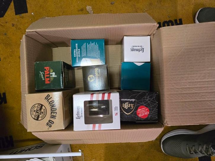 Bierglazen 70stuks, Verzamelen, Biermerken, Zo goed als nieuw, La Trappe, Ophalen